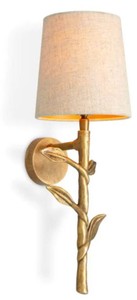 Casa Padrino lámpara de pared de lujo latón vintage / crema A. ​​46 cm