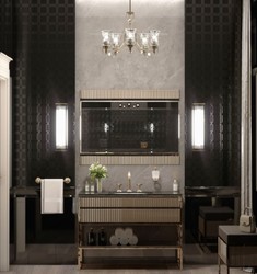 Casa Padrino luxury baroque crystal chandelier brass with patina Ø 80 cm