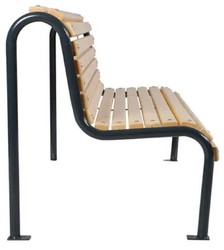 Casa Padrino garden bench natural / black 188 cm