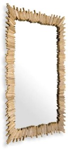 Casa Padrino Luxus Aluminium Spiegel Gold H. 140 cm