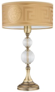 Casa Padrino luxury baroque table lamp brass with patina / gold H. 47 cm