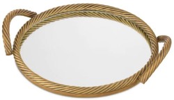 Casa Padrino luxury serving tray vintage brass Ø 45 cm