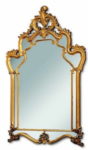 Casa Padrino specchio barocco di lusso oro A. 165 cm - Fatto in Italia