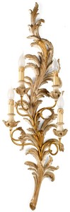 Casa Padrino lámpara de pared barroco de lujo marfil / oro antiguo A. 106 cm - Hecho en Italia