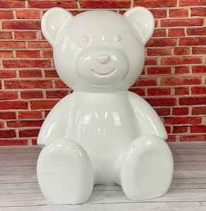 Casa Padrino figura decorativa XXL orsacchiotto bianco A. 120 cm
