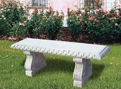 Casa Padrino banc de jardin baroque de luxe 140 cm - Meubles de jardin baroques fabriqués en Italie