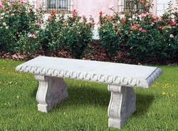 Casa Padrino Luxury Baroque Garden Bench 140 cm - Baroque Garden Furniture Made in Italy