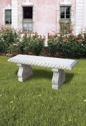 Casa Padrino Luxury Baroque Garden Bench 140 cm - Baroque Garden Furniture Made in Italy