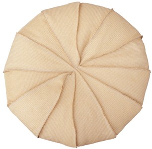 Schwimmender Outdoor Garten Terrassen Pool Sitzsack Seeigel Beige