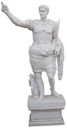 Casa Padrino Antique Style Marble Sculpture Roman Gray H. 220 cm