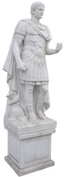 Casa Padrino Antique Style Marble Sculpture Roman Gray H. 240 cm