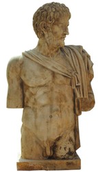 Casa Padrino luxury antique style marble sculpture man beige H. 130 cm
