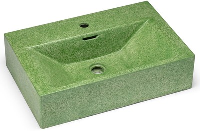 Casa Padrino lavabo de hormigón de lujo verde mate 60 cm