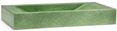 Casa Padrino lavabo de hormigón de lujo verde mate 60 x 30 cm