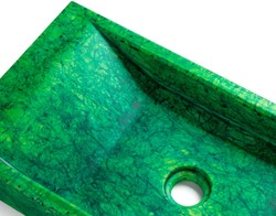 Casa Padrino lavabo de hormigón de lujo verde 60 x 30 cm