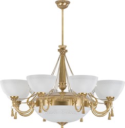Casa Padrino luxury baroque crystal chandelier gold / white Ø 95 cm Casa Padrino luxury baroque crystal chandelier gold / white Ø 95 cm