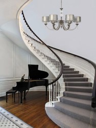 Casa Padrino luxury baroque brass chandelier silver Ø 85 cm Casa Padrino luxury baroque brass chandelier silver Ø 85 cm