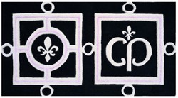 Casa Padrino Tapis de Salon Baroque de Luxe Noir / Blanc / Violet - Différentes Tailles