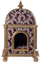 Casa Padrino baroque cat house purple / gold H. 94 cm - Baroque animal furniture