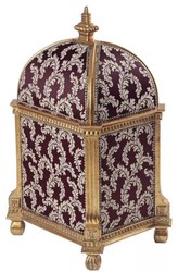 Casa Padrino baroque cat house purple / gold H. 94 cm - Baroque animal furniture