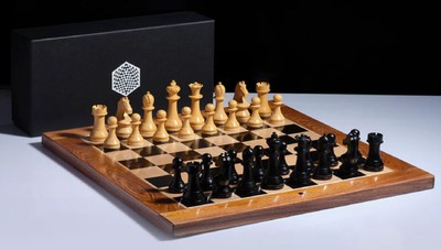 Casa Padrino ensemble de jeu d'échecs de luxe 50 x 50 cm - jeu d'échecs en bois - échiquier avec pièces d'échecs
