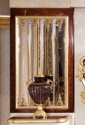 Casa Padrino luxury baroque mirror brown / gold H. 130 cm - Baroque furniture