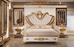 Casa Padrino luxury baroque mirror brown / gold H. 130 cm - Baroque furniture