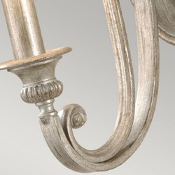 Casa Padrino lampada da parete barocco argento / oro A. 39,1 cm - Applique in stile barocco