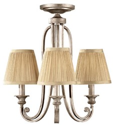 Casa Padrino baroque chandelier silver / gold Ø 48.3 cm - Chandeliers in baroque style