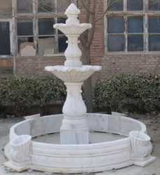 Casa Padrino fontana barocco di lusso in marmo bianco Ø 245 x A. 210 cm