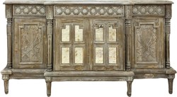Pompöös de Casa Padrino buffet de style campagnard de luxe Provence gris antique 250 cm - Conçu par Harald Glööckler Pompöös de Casa Padrino buffet de style campagnard de luxe Provence gris antique 250 cm - Conçu par Harald Glööckler