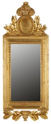 Casa Padrino specchio barocco di lusso oro A. 82 cm - Mobili barocchi - Fatto in Italia