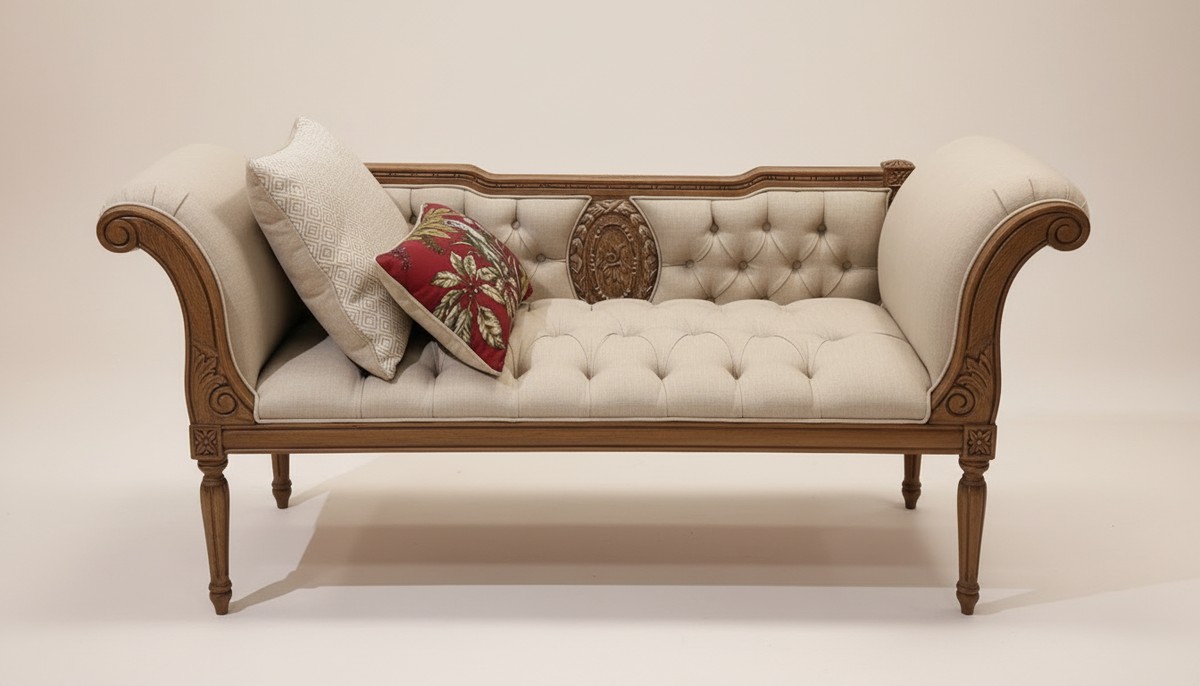 Pompöös di Casa Padrino panca barocco Chesterfield di lusso Provence grigio / marrone 170 cm - Progettato da Harald Glööckler Pompöös di Casa Padrino panca barocco Chesterfield di lusso Provence grigio / marrone 170 cm - Progettato da Harald Glööckler