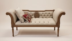 Pompöös di Casa Padrino panca barocco Chesterfield di lusso Provence grigio / marrone 170 cm - Progettato da Harald Glööckler Pompöös di Casa Padrino panca barocco Chesterfield di lusso Provence grigio / marrone 170 cm - Progettato da Harald Glööckler