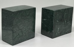 Casa Padrino luxury marble decorative bookend set green / gold