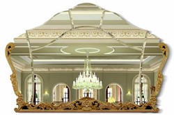 Casa Padrino miroir baroque de luxe or 209 cm - Miroir mural de style baroque - Fabriqué en Italie