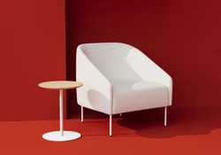 Casa Padrino luxury living room armchair white H. 79 cm - Hotel lobby armchair