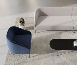 Casa Padrino Luxury Living Room & Hotel Sofa Gray / Black 300 cm - Luxury Furniture