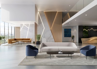 Casa Padrino Luxus Wohnzimmer & Hotel Sofa Grau / Schwarz 230 cm - Luxus Möbel