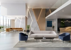 Casa Padrino Luxury Living Room & Hotel Sofa Gray / Black 200 cm - Luxury Furniture