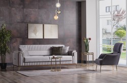 Casa Padrino fauteuil de salon de luxe violet / or H. 99 cm - Meubles de luxe
