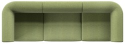 Casa Padrino Luxury Sofa Green 270 cm - Modular Living Room Sofa - Luxury Living Room Furniture