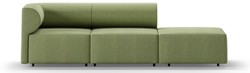 Casa Padrino Sofá de Lujo Lado Izquierdo Verde 270 cm - Sofá de Salón Modular - Muebles de Salón de Lujo
