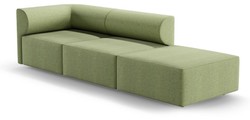 Casa Padrino Sofá de Lujo Lado Izquierdo Verde 270 cm - Sofá de Salón Modular - Muebles de Salón de Lujo