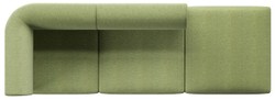 Casa Padrino Sofá de Lujo Lado Izquierdo Verde 270 cm - Sofá de Salón Modular - Muebles de Salón de Lujo