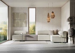 Casa Padrino Luxury Corner Sofa Gray / Dark Gray 360 x 180 cm - Modular Living Room Sofa - Luxury Furniture