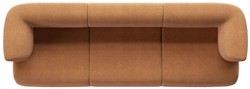 Modulares Luxus Wohnzimmer Hotel Sofa Braun