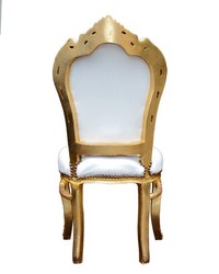 Baroque dining room chair white / gold Baroque dining room chair white / gold