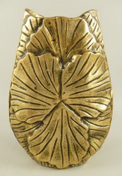 Casa Padrino decorative vase bronze H. 27 cm - Aluminum flower vase - Decorative accessories