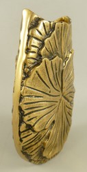 Casa Padrino decorative vase bronze H. 27 cm - Aluminum flower vase - Decorative accessories